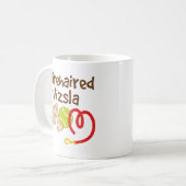 Drahthaar Vizsla Hundezucht-Mama-Geschenk Kaffeetasse (Vorderseite Links)