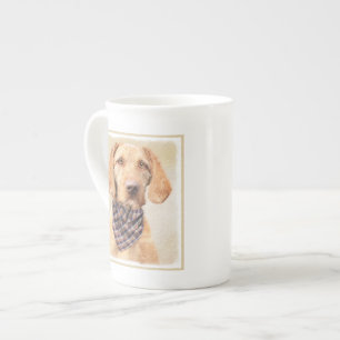 Drahthaar Vizsla Malerei - Niedliche Hundekunst Porzellantasse
