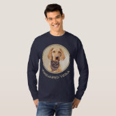 Drahthaar Vizsla Malerei - Niedliche Hundekunst T-Shirt (Vorne ganz)