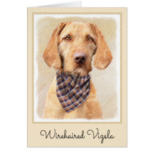 Drahthaar Vizsla Painting - Niedliche Hundekunst