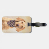 Drahthaar Vizsla Painting - Niedliche Hundekunst Gepäckanhänger (Rückseite horizontal)