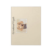 Drahthaar Vizsla Painting - Niedliche Hundekunst Notizblock (Rotiert)