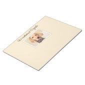 Drahthaar Vizsla Painting - Niedliche Hundekunst Notizblock (angewinkelt)