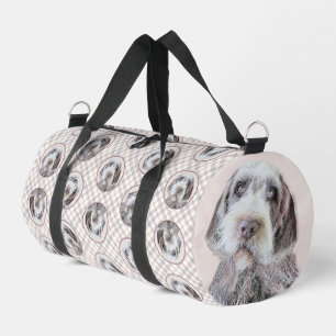 Drahthaar Zeige Griffon Painting Pet Dog Art Duffle Bag