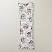 Drahthaar Zeige Griffon Painting Pet Dog Art Seitenschläferkissen (Vorderseite Vertikal)