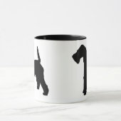 Drahthaarfox-Terrier-Gang Tasse (Zentrum)