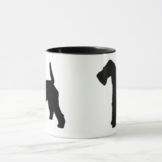 Drahthaarfox-Terrier-Gang Tasse (Zentrum)