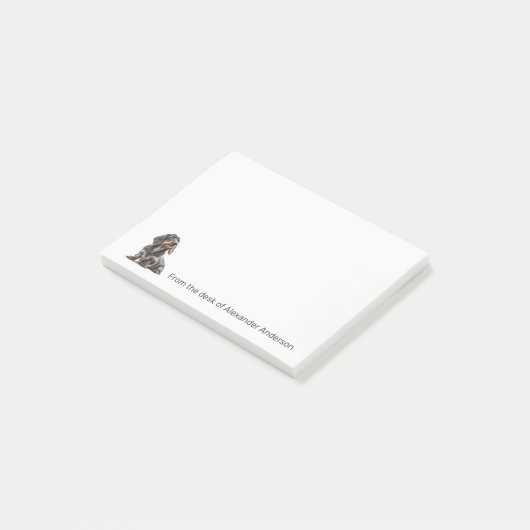 Drahthaarige Dackel personalisieren Notizen (angewinkelt)