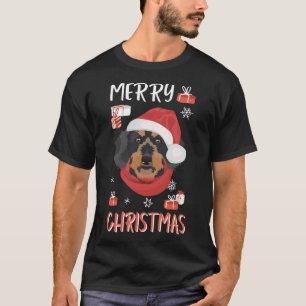 Drahthaarige Dackel Weihnachten T-Shirt