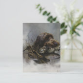 Drahthaariger Griffon, Waldschnepfenjagd     Postkarte (Stehend Vorderseite)