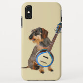 Drahthaarterrier Dackel Banjo Case-Mate iPhone Hülle (Rückseite)
