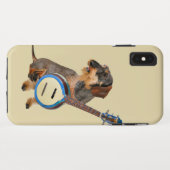 Drahthaarterrier Dackel Banjo Case-Mate iPhone Hülle (Rückseite (Horizontal))