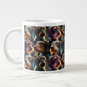Drahthaarterrier Dackel Riesencoffee Tasse