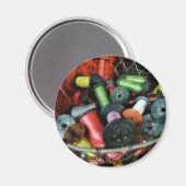 Drahtkorb mit Thread Magnet (Vorderseite/Rückseite)