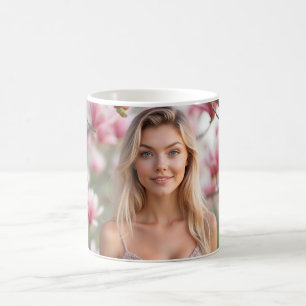 Drahtlose Eleganz im Frühling Kaffeetasse