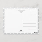 Drahtlose Eule Postkarte (Rückseite)