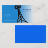 Drahtlose Industrie-Visitenkarte, BLAU Visitenkarte (Vorne/Hinten)