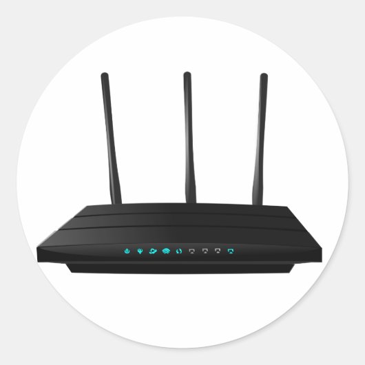 Drahtlose Router Aufkleber (Vorderseite)