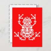 Drahtloser Frosch Postkarte (Vorne/Hinten)