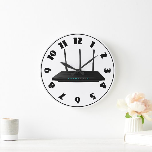 Drahtloser Router Uhr
