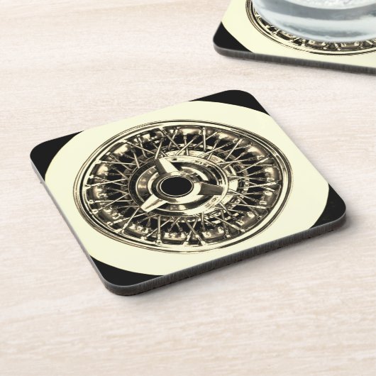 Drahtrad Sportwagen Untersetzer (Linke Seite)