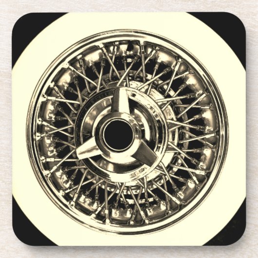 Drahtrad Sportwagen Untersetzer (Vorderseite)