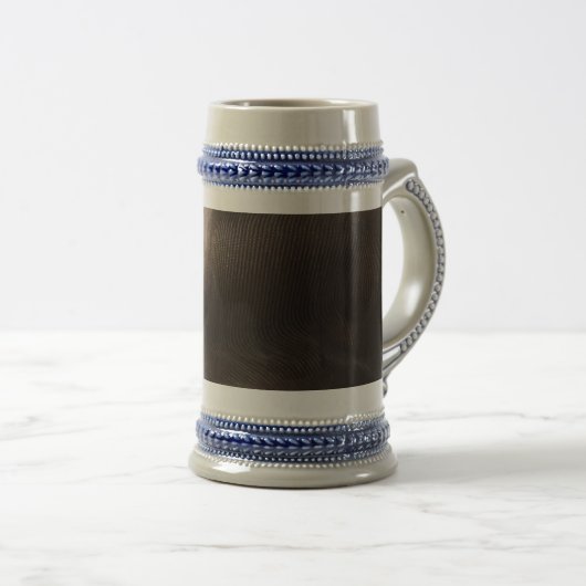 Drahtseil grau/blau 22 oz Stein Bierglas (VorderseiteRechts)