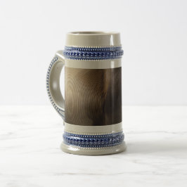 Drahtseil grau/blau 22 oz Stein Bierglas