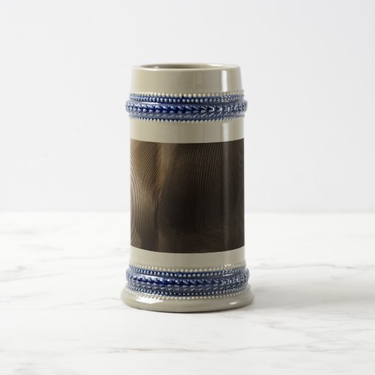 Drahtseil grau/blau 22 oz Stein Bierglas (Mittel)