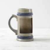 Drahtseil grau/blau 22 oz Stein Bierglas (Links)