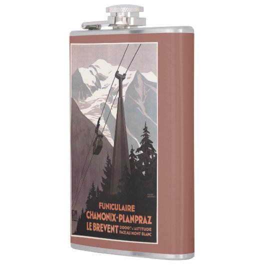 Drahtseilbahn-Plakat Funiculaire Le Brevent Flachmann (Links)