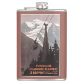 Drahtseilbahn-Plakat Funiculaire Le Brevent Flachmann (Vorderseite)