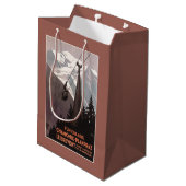 Drahtseilbahn-Plakat Funiculaire Le Brevent Mittlere Geschenktüte (Rückseite Schrägansicht)