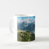 Drahtseilbahn über Chamonix Kaffeetasse (Vorderseite Links)