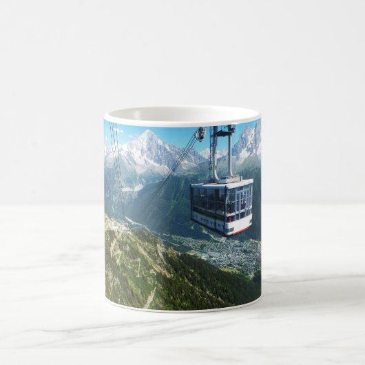 Drahtseilbahn über Chamonix Kaffeetasse (Mittel)