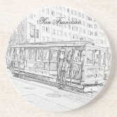 Drahtseilbahn Untersetzer (Vorne)