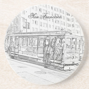 Drahtseilbahn Untersetzer