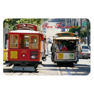 Drahtseilbahn von San Francisco Magneten Magnet