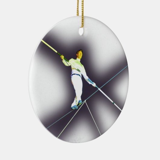 Drahtseilgehen Keramikornament (Rechts)