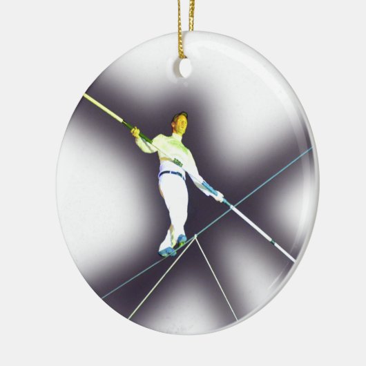 Drahtseilgehen Keramikornament (Links)