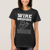 Drahtspisperer-Programmierer und Coder T-Shirt (Vorderseite)