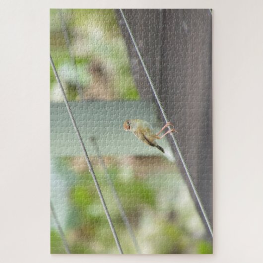 Drahtvogel Puzzle (Vertikal)