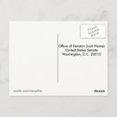 "Drain the Swamp, hm?" Botschaft von Verfassungen Postkarte (Rückseite)