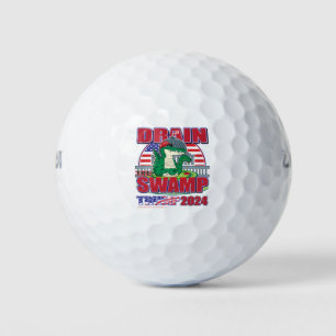Drain-the-Swamp-Trump-2024 Golfball