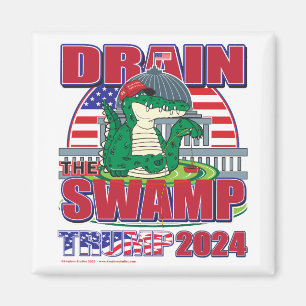 Drain-the-Swamp-Trump-2024 Magnet
