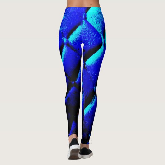 Drak Blausamt Leggings (Rückseite)