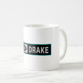 DRAKE Amateur Ham Radio Logo Kaffeetasse (VorderseiteRechts)