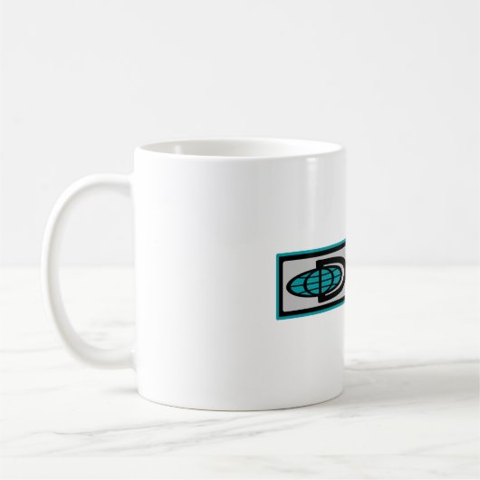 DRAKE Amateur Ham Radio Logo Kaffeetasse (Links)