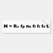 Drake_Equation Autoaufkleber (Vorne)