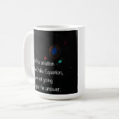 Drake Equation lustige Zitat Kaffee Tasse (Vorderseite Links)